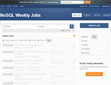 Tablet Screenshot of jobs.nosqlweekly.com